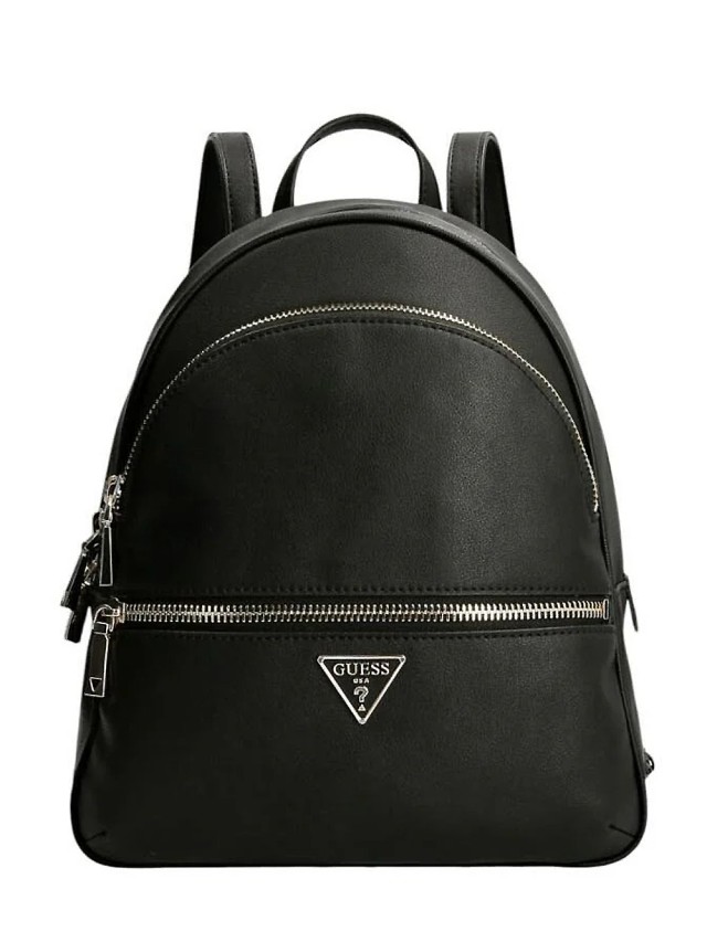 Guess Manhattan Ii Large Backpack Γυναικεία Τσάντα Backpack Μαύρη