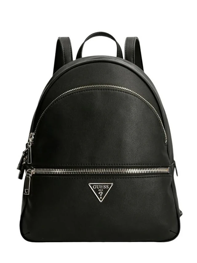 Guess Manhattan Ii Large Backpack Γυναικεία Τσάντα Backpack Μαύρη