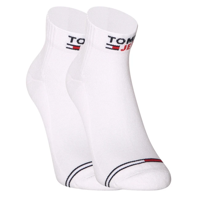 Tommy Hilfiger Th Uni Tj Quarter 2p Κάλτσες Λευκές