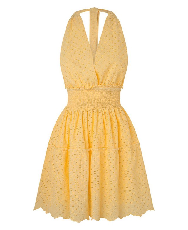 Pepe Jeans Cady Γυναικείο Φόρεμα Κίτρινο