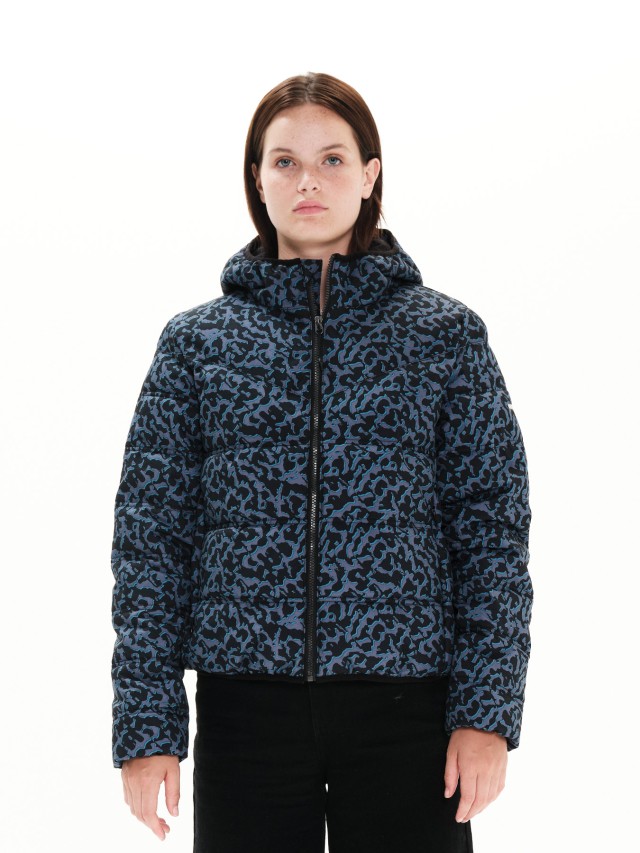 Emerson Womens P.p. Down Jacket With Hood Γυναικειο Μπουφαν Multi