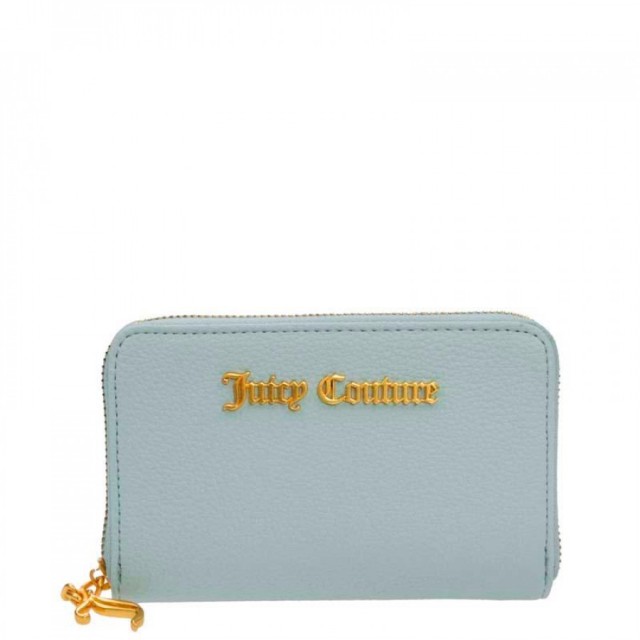 Juicy Couture Medium Zip Wallet Γυναίκειο Πορτοφόλι Σιελ