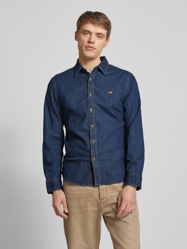 Levis Ls Battery Hm Shirt Slim Med Indigo Ανδρικό Πουκάμισο Τζιν