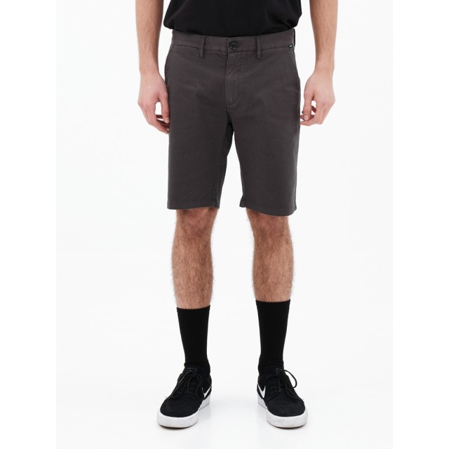 Emerson Mens Stretch Chino Short Pants Ανδρικη Βερμουδα Chino Χακι
