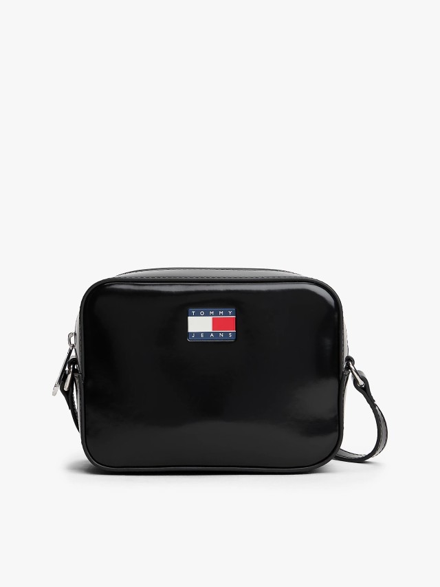 Tommy Hilfiger Tjw Must Camera Bag Γυναικεία Τσάντα Μαύρη