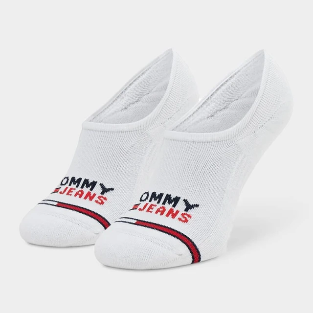 Tommy Hilfiger Th Uni Tj No Show High Cut 2p Κάλτσες Λευκές