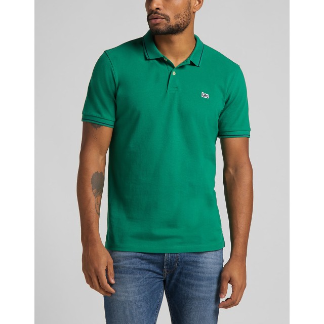 Lee Pique Polo Fairway Ανδρικη Μπλουζα Πρασινο