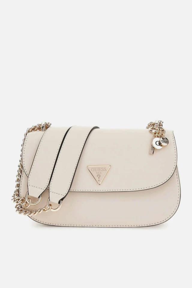 Guess Daryna Convertible Xbody Flap Γυναικεία Τσάντα Μπεζ