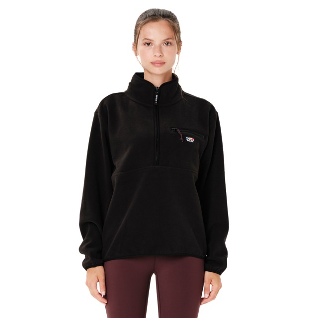 Emerson Womens Half Zip Fleece Γυναικείο Fleece Μαύρο