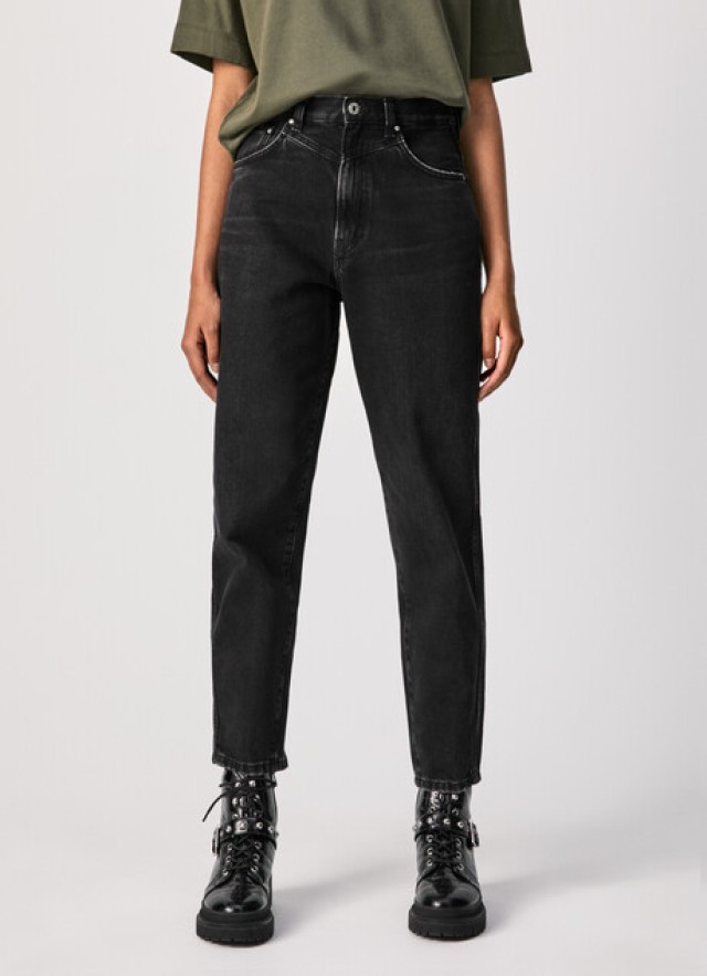 Pepe Jeans E1 Rachel Γυναικειο Παντελονι Τζιν Μαυρο