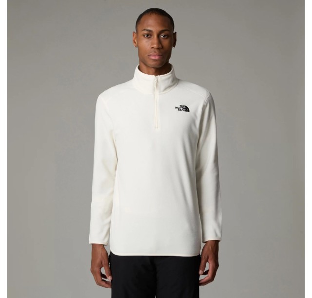 The North Face M 100 Glac 1/4 Zip Glac White Ανδρικό Fleece Λευκό