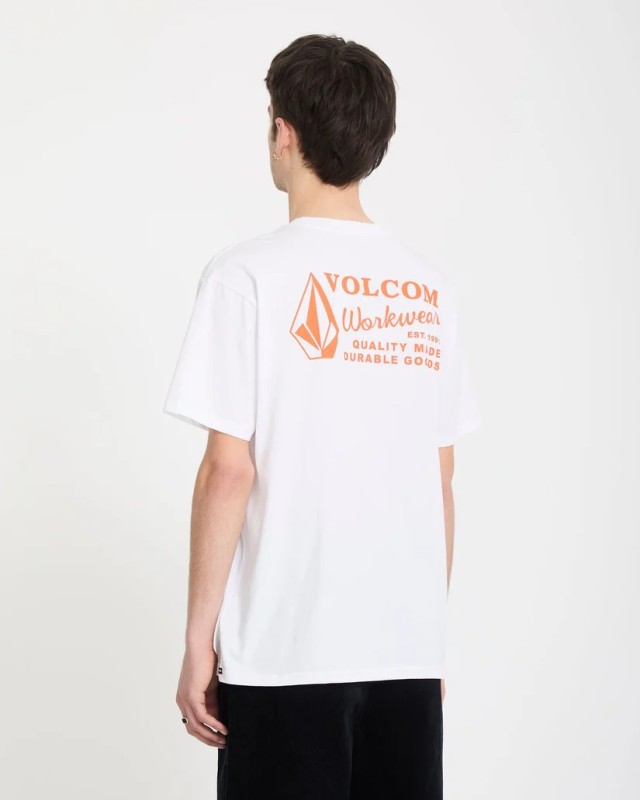 Volcom Workwear Sst Ανδρική Μπλούζα Λευκή