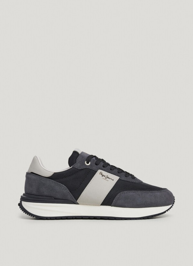 Pepe Jeans Drop 2 Buster Supra M Fashion Sneakers Ανδρικά Sneakers Μαύρα