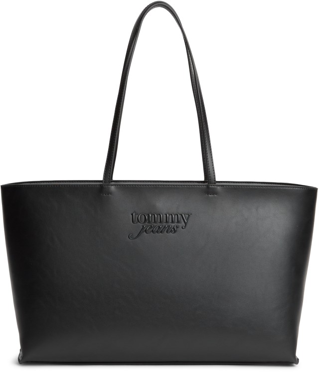 Tommy Hilfiger Tjw Must Tote Γυναικεία Τσάντα Μαύρη