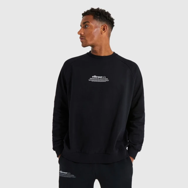 Ellesse Favaretto Sweatshirt Ανδρικο Φουτερ Μαυρο