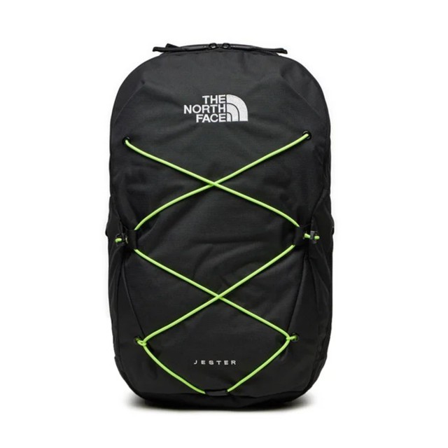 The North Face Jester Backpack Tnf Black Heat Τσάντα Backpack Μαύρη Λαχανι κορδονι