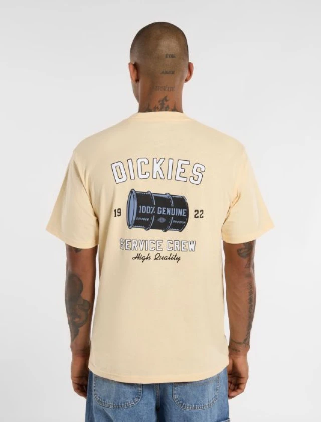 Dickies Service Crew Ss Tee Corn Husk Ανδρική Μπλούζα Μπεζ