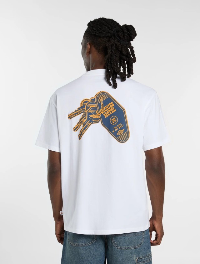 Dickies Plain City Ss Tee White Ανδρική Μπλούζα Λευκή