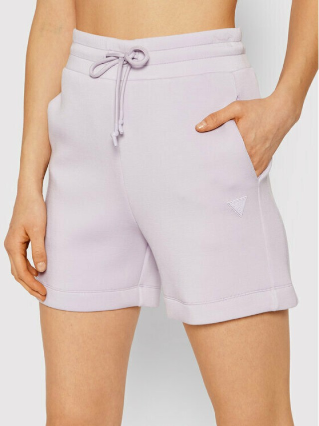 Guess Shorts Γυναικειο Σορτσ Λιλα