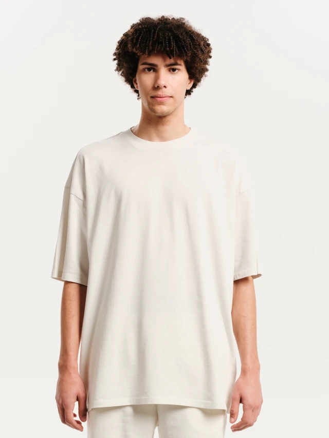 Emerson Mens s/s Oversized T-Shirt Ανδρική Μπλούζα Oversized Λευκή
