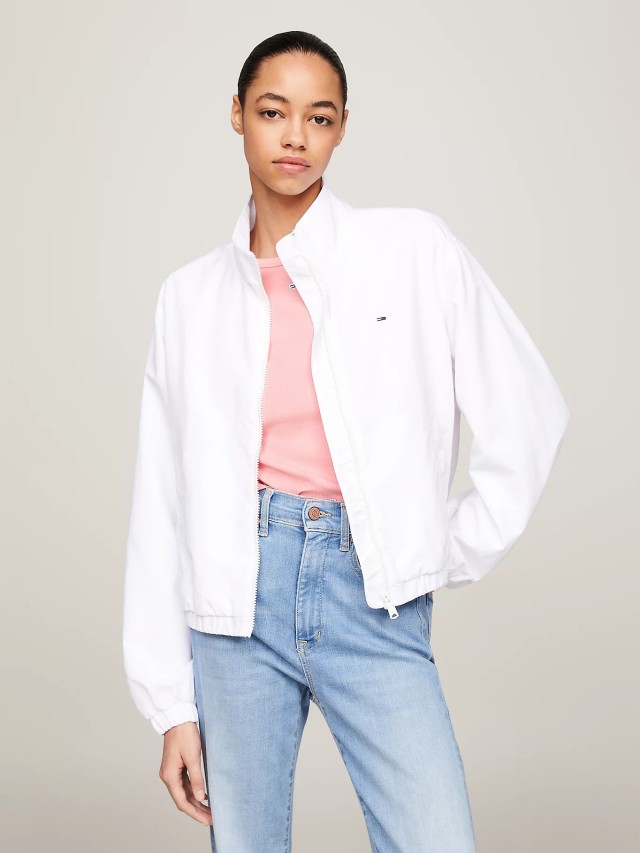 Tommy Hilfiger Tjw Essential Jacket Γυναικείο Μπουφάν Λευκό