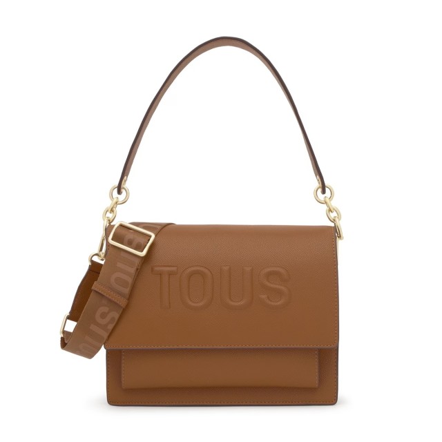 Tous Bandolera M. Audree Tous Brenda Camel Γυναικεία Τσάντα Κάμελ