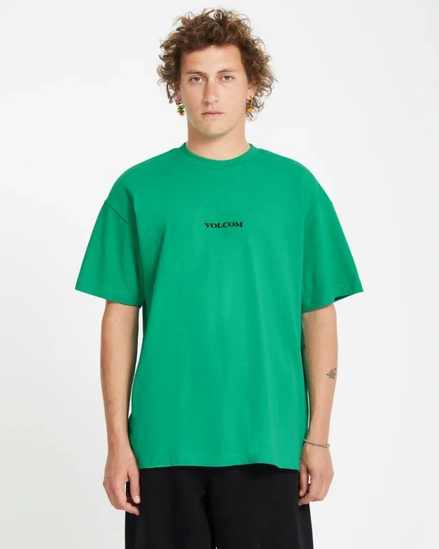 Volcom Stone Lse Sst Ανδρική Μπλουζα Πράσινη