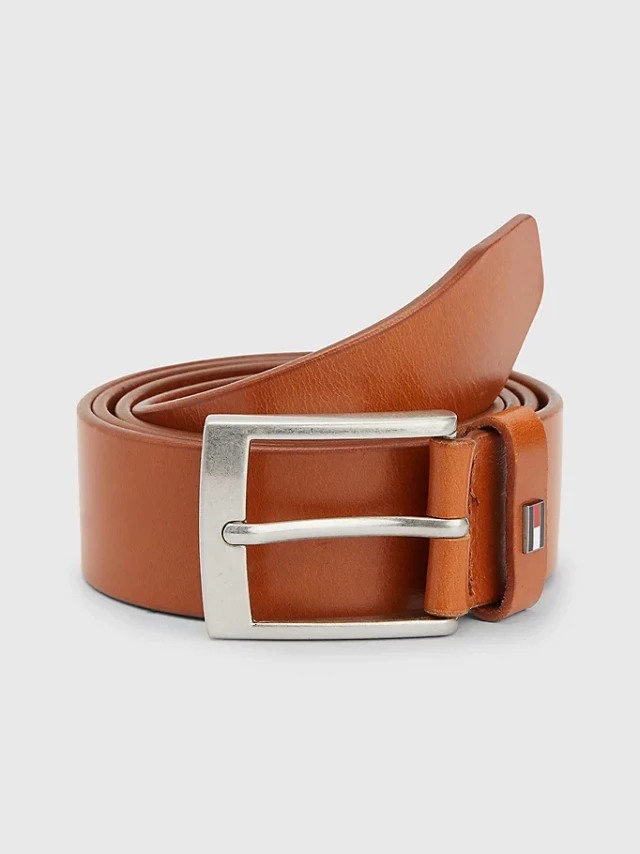 Tommy Hilfiger Adan Leather 3.5 Ανδρικη Ζωνη Καφε