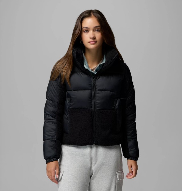 Columbia Leadbetter Point™ II Sherpa Hybrid Γυναικείο Μπουφάν Μαύρο