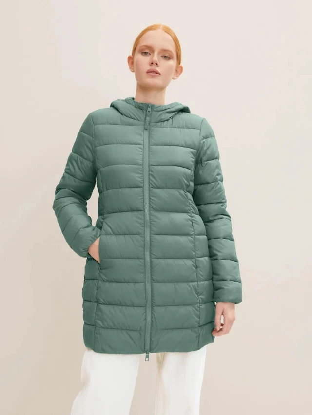 Tom Tailor Lightweight P Γυναικειο Μπουφαν Πρασινο