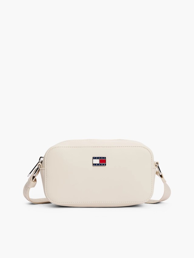 Tommy Hilfiger Tjw Daily Elev Camera Bag Γυναικεία Τσάντα Εκρού