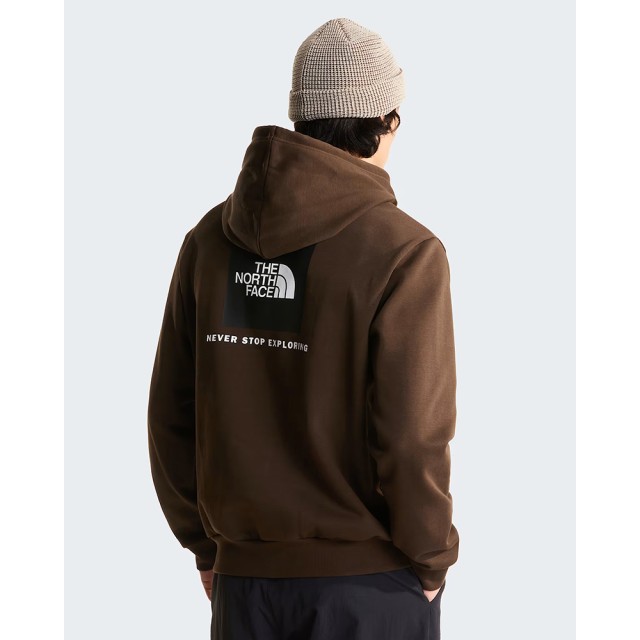 The North Face M Evo Box Nse Reg Hd Dark Chestnu Ανδρικο Φουτερ Καφε