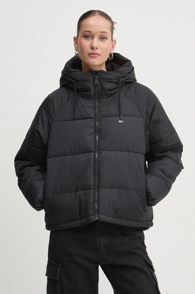 Tommy Hilfiger Tjw Vail Puffer Ext Γυναικείο Μπουφάν Μαύρο