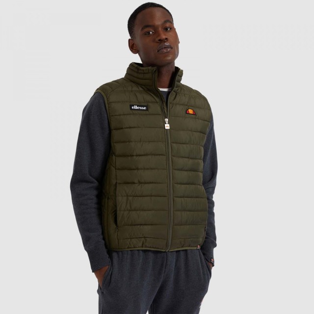 Ellesse Bardy Gilet Ανδρικό Αμάνικο Μπουφάν Χακί