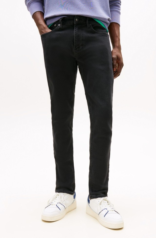 Tommy Hilfiger Austin Slim Tprd Ανδρικό Παντελόνι Τζιν Μαύρο