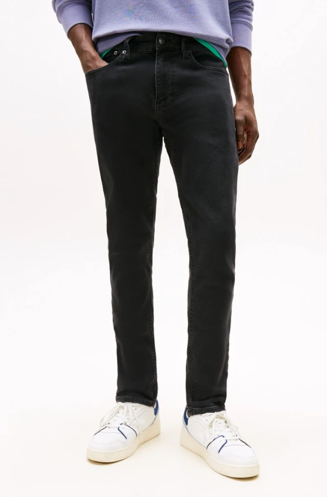 Tommy Hilfiger Austin Slim Tprd Ανδρικό Παντελόνι Τζιν Μαύρο