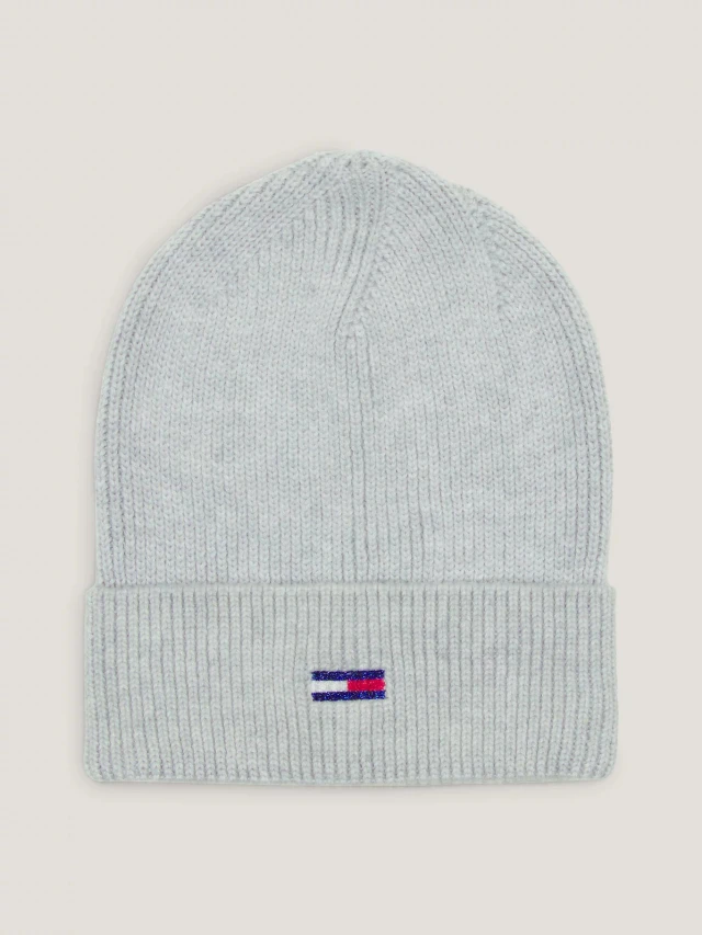 Tommy Hilfiger Tjw Flag Beanie Σκούφος Γκρι