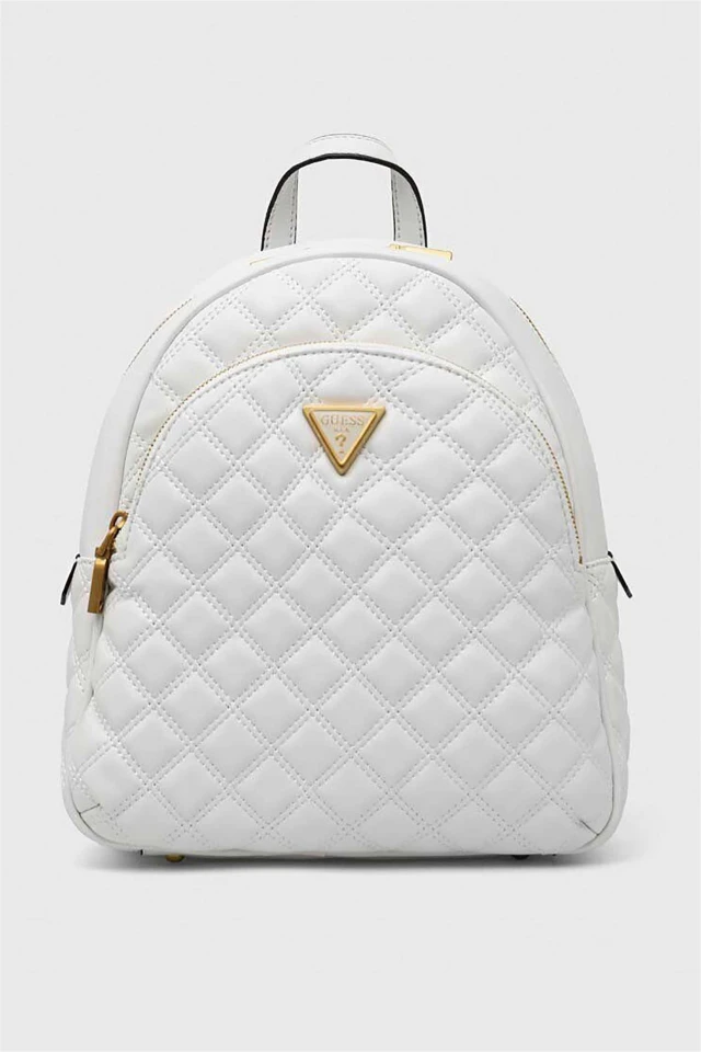 Guess Giully Backpack Γυναικεία Τσάντα Backpack Λευκή