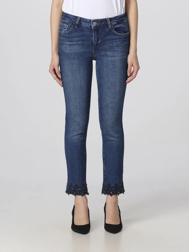 Liu Jo Denim  Ua3d38 B.Up Ideal Reg.W. Γυναικείο Παντελόνι Τζιν Μπλε
