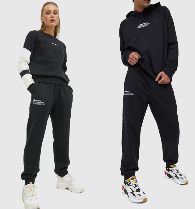 Ellesse Dimartino Jog Pant Παντελονι Μαυρο