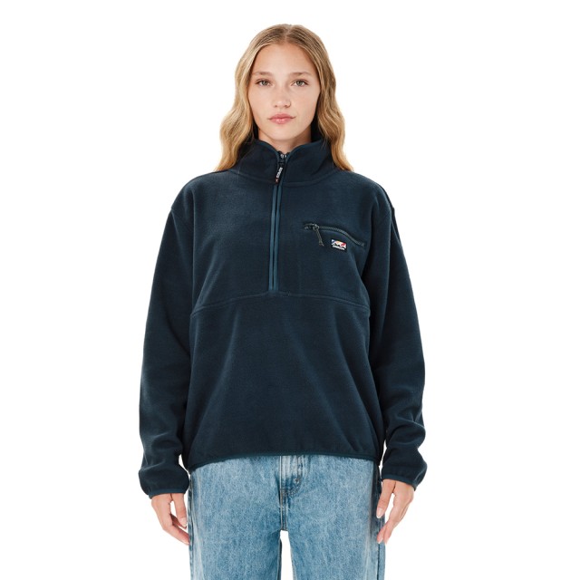 Emerson Womens Half Zip Fleece Γυναικείο Fleece Πετρόλ