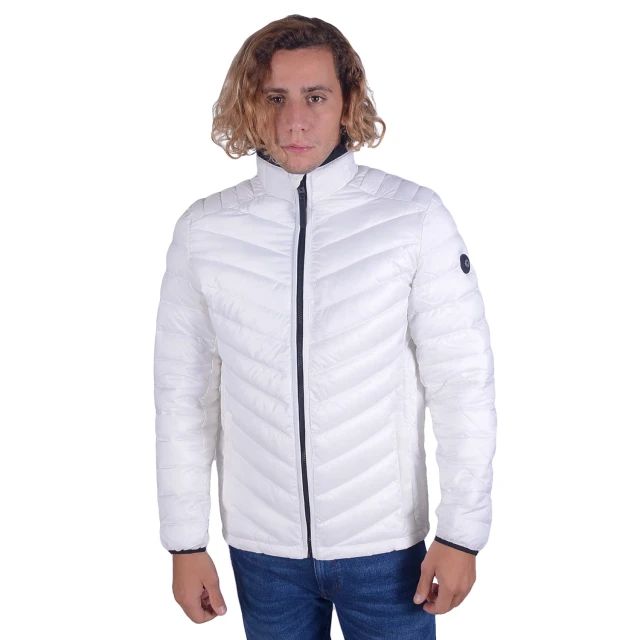 Tom Tailor 2Nd 108 Light Weight Jack Ανδρικο Μπουφαν Λευκο
