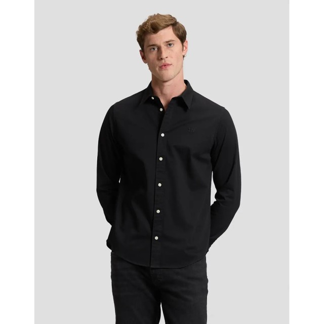 Lee Shirt Black Ανδρικό Πουκάμισο Μαύρο