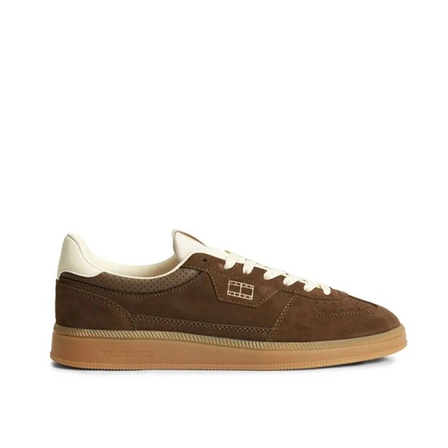 Tommy Hilfiger The Greenwhch Edge Suede Ανδρικά Δερμάτινα Sneakers Καφέ