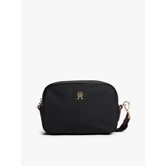 Tommy Hilfiger Popette Camera Bag Γυναικεία Τσάντα Μαύρη