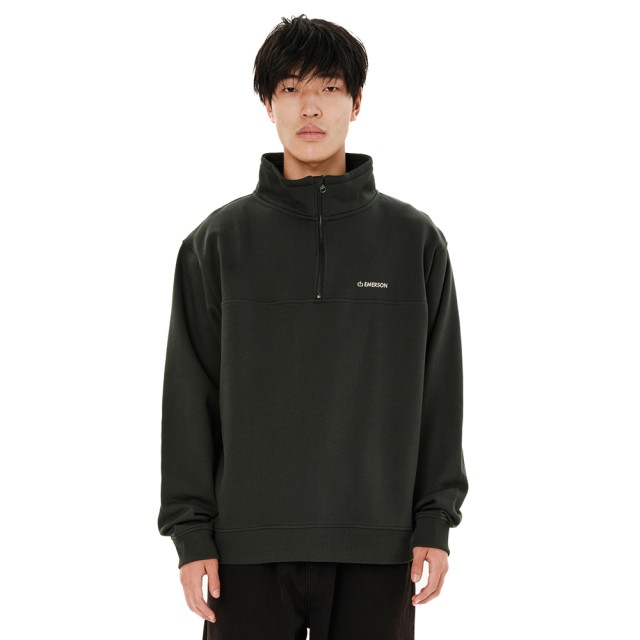 Emerson Mens Half Zip Sweat Ανδρικό Φούτερ Πράσινο