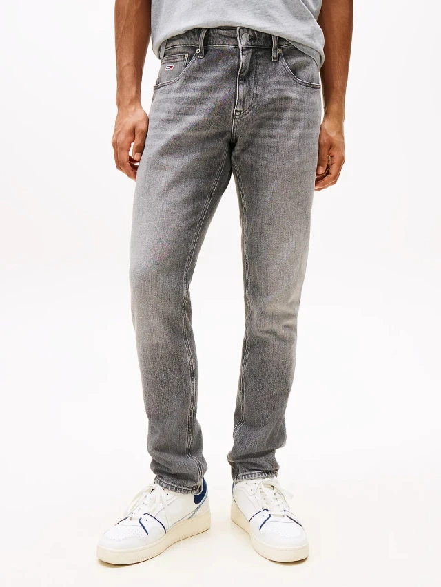 Tommy Hilfiger Scanton Slim Ανδρικό Παντελόνι Τζιν Γκρι