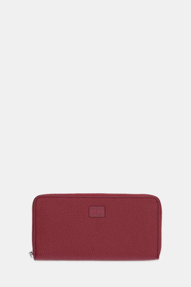 Tommy Hilfiger Tjw Must Large Za Γυναικείο Πορτοφόλι Μπορντο