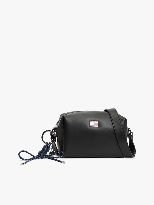 Tommy Hilfiger Tjw City Charm Camera Bag Γυναικεία Τσάντα Μαύρη