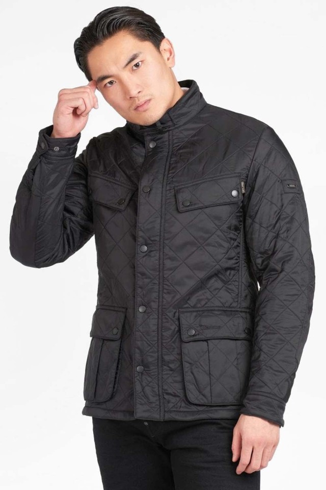 Barbour B.intl Ariel Polarquilt  Ανδρικο Μπουφαν Μαυρο